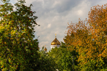 Fototapeta premium Cathedral of Christ the Savior. Summer day.