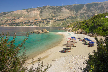 Vouti beach, Kefalonia island, Greece