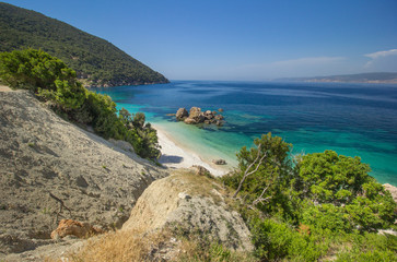 Fototapeta na wymiar Vouti beach, Kefalonia island, Greece