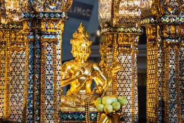 Bangkok street views by night in Thailand