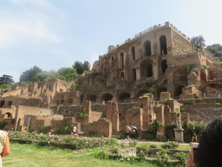Roman forum ruins