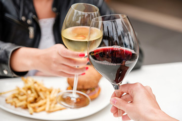 Two glasses of wine