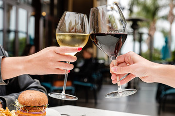 Two glasses of wine