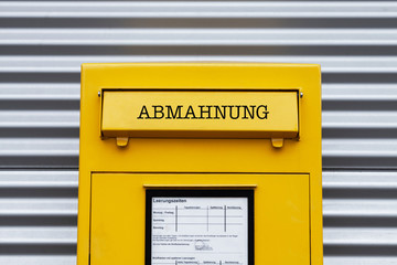 Abmahnung Briefkasten