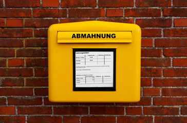 Abmahnung Briefkasten