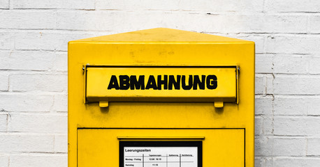 Abmahnung Briefkasten