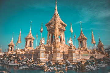 Royal Crematorium King Bhumibol in Bangkok Thailand
