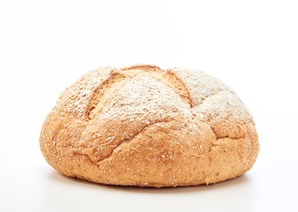 Traditional homemade french round bread