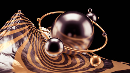 Obraz premium Abstract 3d background. 3d illustration, 3d rendering.