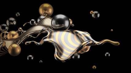 Abstract 3d background. 3d illustration, 3d rendering.