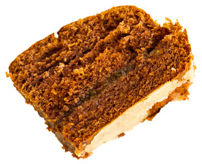 Piece of chocolate orange cake