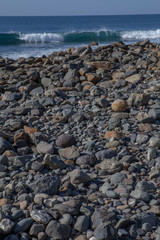 Fototapeta na wymiar Gran Canaria Spain Maspalomas beach ocean rocks