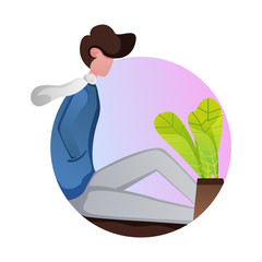 Set of Illustration for People Care Life of Creative Template Designs. Designs for mobile aplication and website. vector illustration, life, and icon