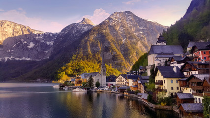 Hallstatt- the famous view over the little church