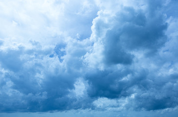 Obraz premium Pattern of blue sky and clouds