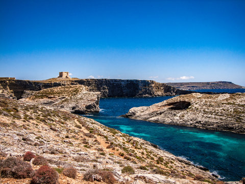 Saint Mary's Tower Comino Island Malta 