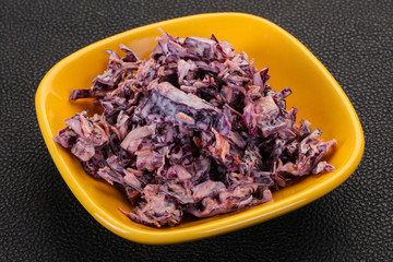 Cole slaw salad with cabbage