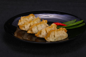 Japanese traditional cuisine Gyoza dumplings