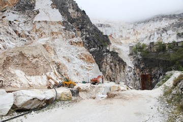 Marble mining - Carrara quarry