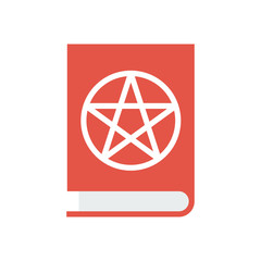 Color icon satanic bible