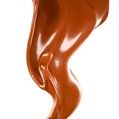 Splash of fluid. 3d illustration, 3d rendering.