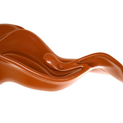 Splash of fluid. 3d illustration, 3d rendering.