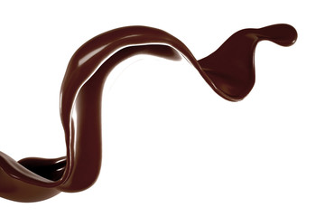 Splash of fluid. 3d illustration, 3d rendering.