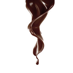 Splash of fluid. 3d illustration, 3d rendering.