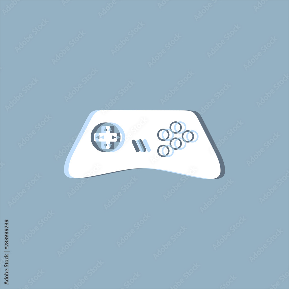 Sticker design of arcade video game control