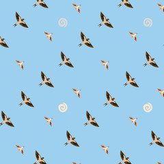 Pattern swallows in the sky