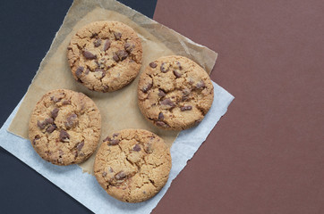 Delicious chocolate chips cookies