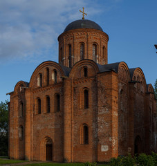 Fototapeta na wymiar Peter and Paul Church in Smolensk,filmed on a summer evening