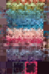 vibrant structural-tile background. squares, set, details.