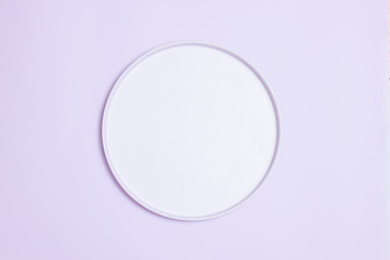 Lavender flower bouquet on wood table