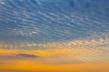 dramatic evening cloudy sky, nice sunset background