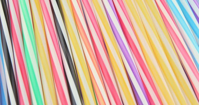 Pattern with candy parallel lines. Food background
