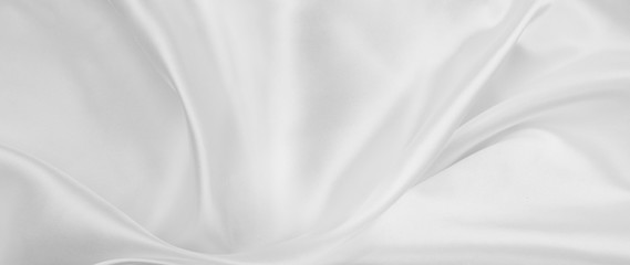 White silk fabric lines