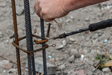 Rödeln auf der Baustelle