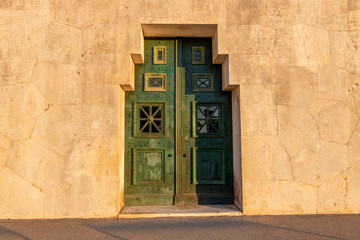 a old door on the street