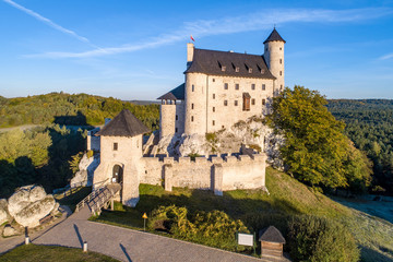 Fototapeta na wymiar Medieval Bobolice Castle in Poland