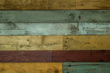 Pallet wood wall
