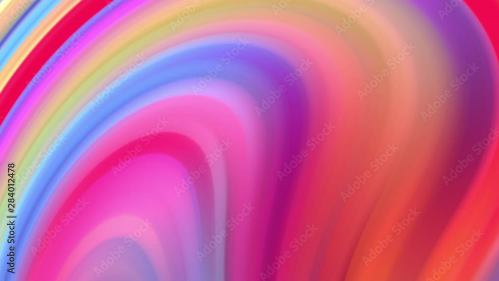Poster gradient of rainbow colors are cyclically shifting in loop. it is 4k beautiful abstract background w