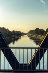 Mittellandkanal am morgen