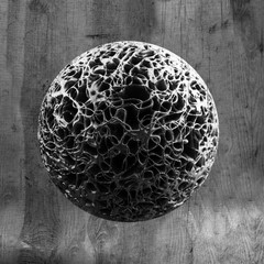 Background with black shape, texture. 3d illustration, 3d rendering.