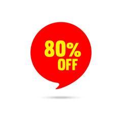Discount banner template design.