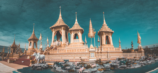 Royal Crematorium King Bhumibol in Bangkok Thailand