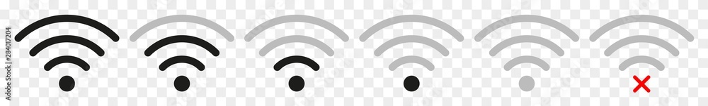 Poster wireless | internet connection | signal icon | isolated transparent