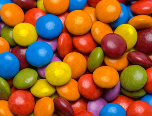 Chocolate Candy Background.