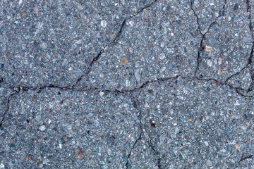 Cracked Old Weathered Asphalt Texture