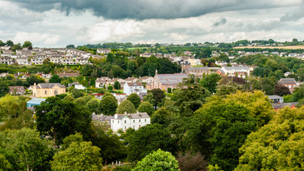 Fototapeta na wymiar View of the town of Blarney - Ireland